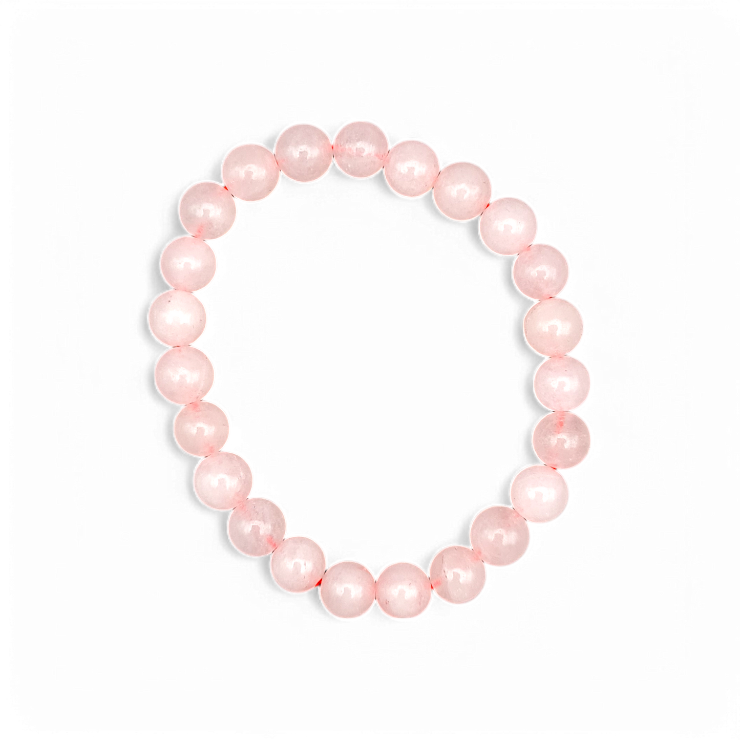 Zartes Rosenquarz-Armband - Symbol für Liebe & Harmonie