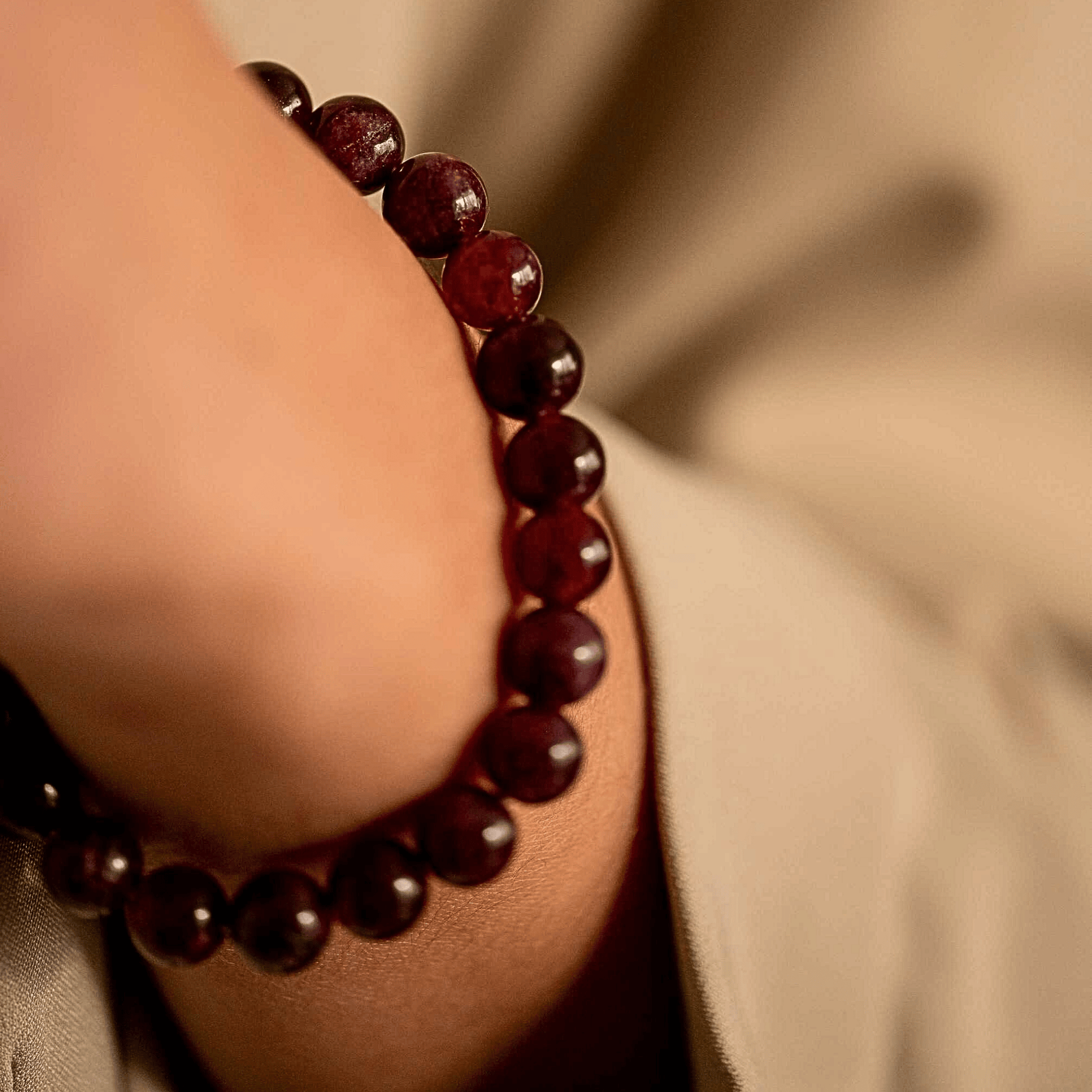 Granat Armband aus natürlichen Edelsteinen