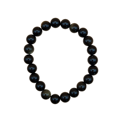 Schwarzer Obsidian Armband – Schutz und Stärke