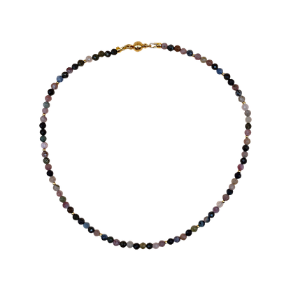 Turmalin Schmuckset – Facettierte Kette & Armband