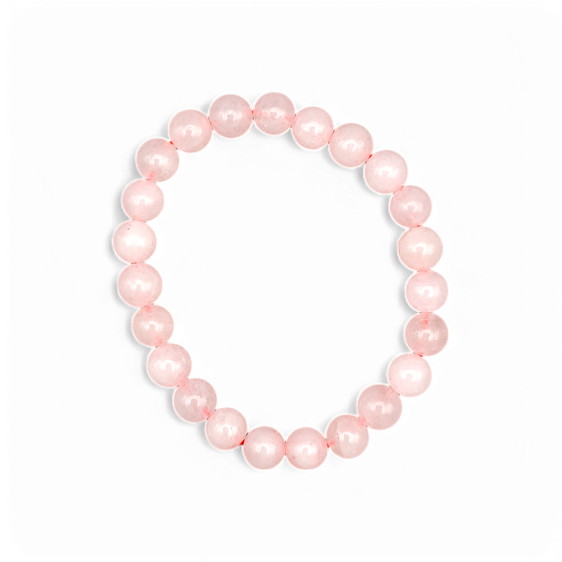 Zartes Rosenquarz-Armband - Symbol für Liebe & Harmonie