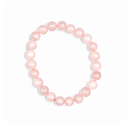 Zartes Rosenquarz-Armband - Symbol für Liebe & Harmonie