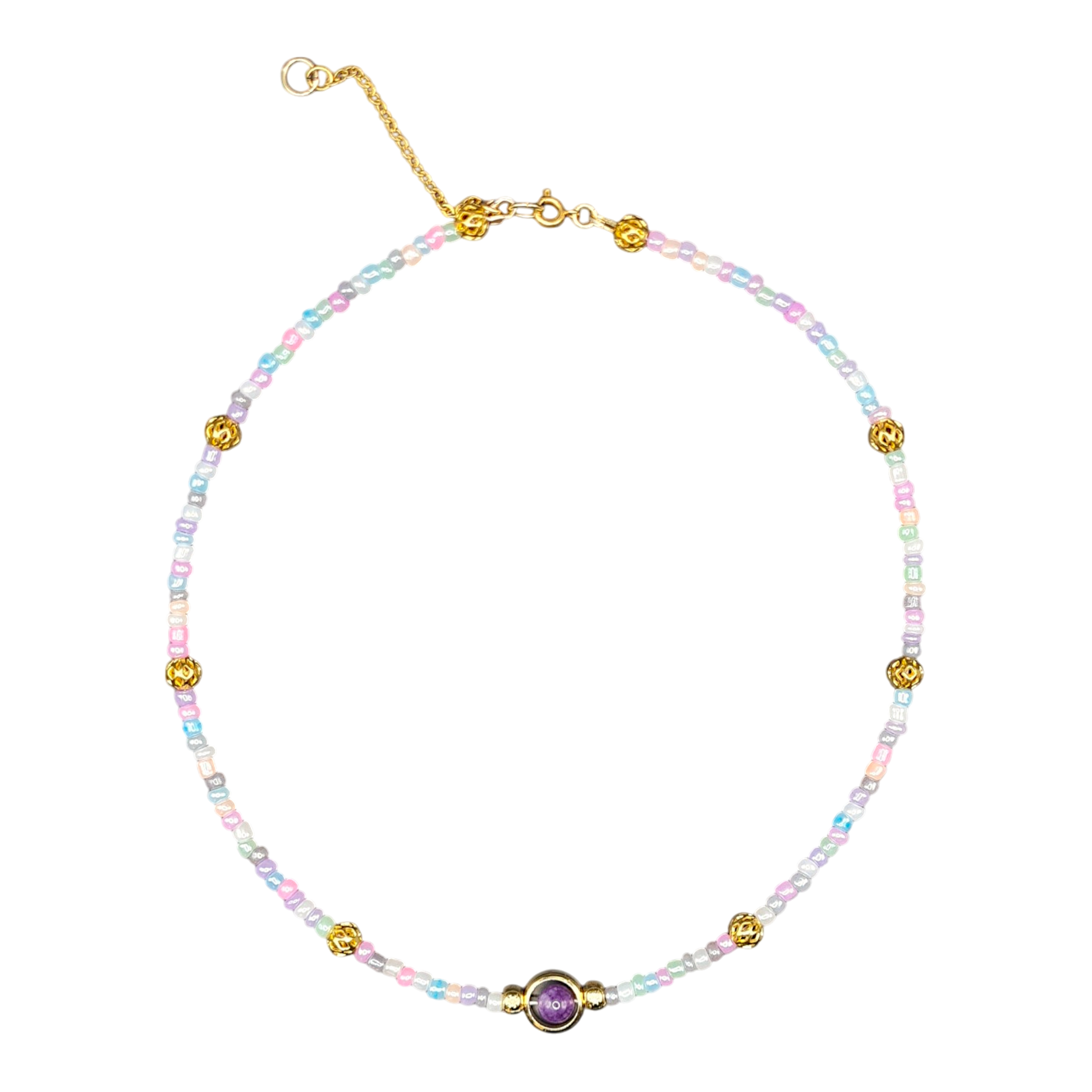 Amethyst mit Perle Choker